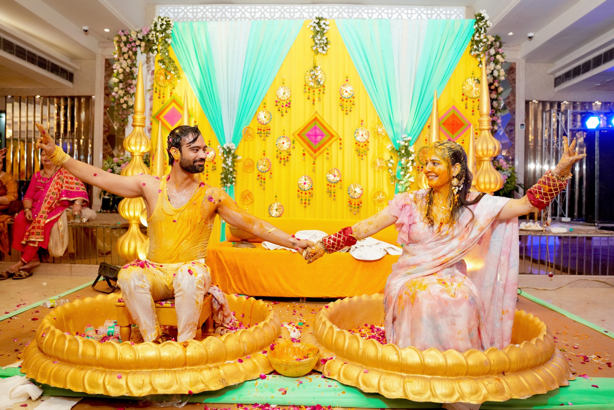 Candid Haldi Moments Delhi